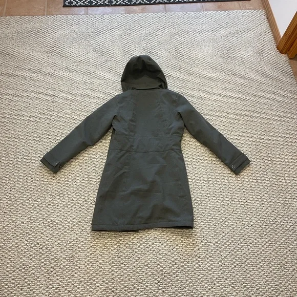 Merrell Long Gray Jacket Winter Coat Select Dry + Warm Mid Length - Picture 7 of 8